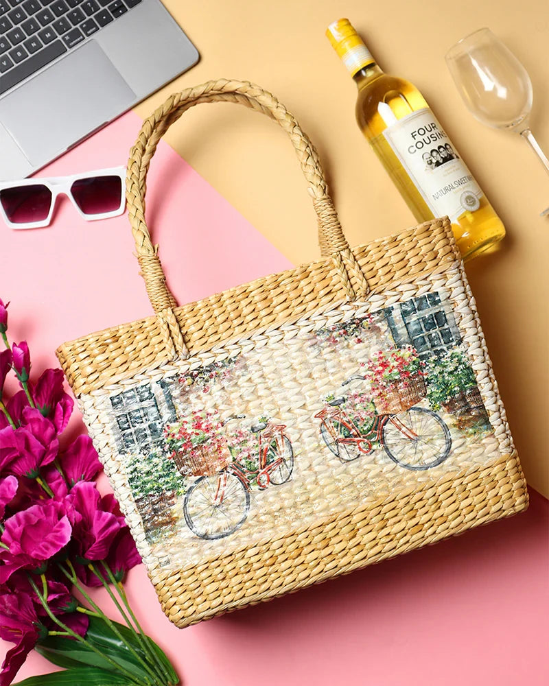Seagrass Handbag & Shopping Basket
