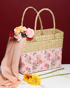 Handmade Seagrass Shopping Bag with Handle