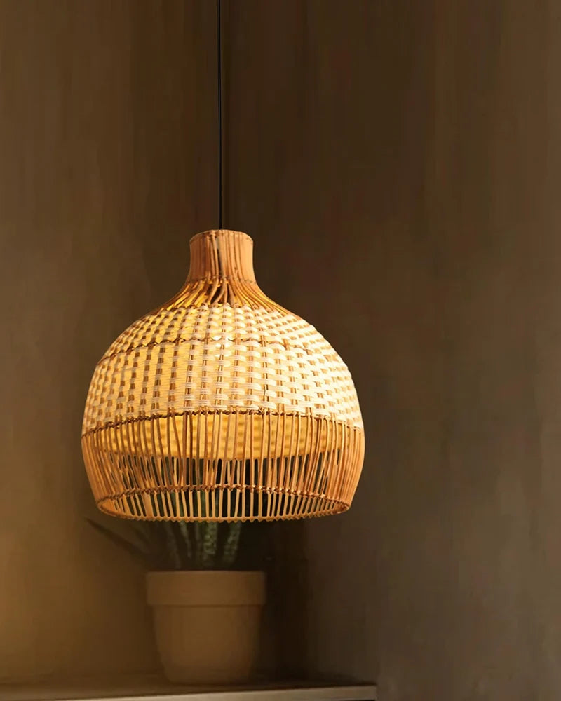 Rattan Hanging Lamps For Living Room and Home Decoration