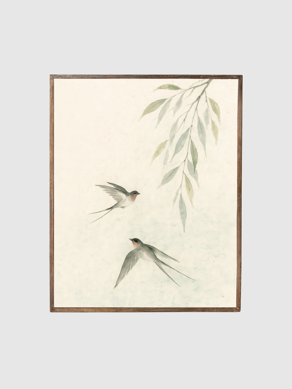 Songs of the Willow | Printed Canvas Wall Art Contrast Living