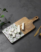 Wooden Platter with Handle for Kitchen and Gifting