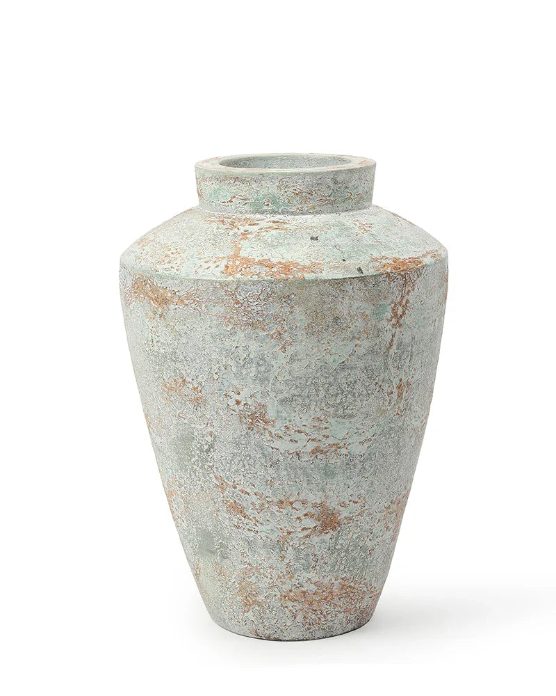 Large Rustic Terracotta Vase for Living Room Corners