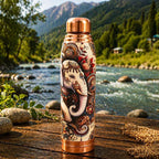 Copper Water Bottle (11.5 Inch) Vedansh Craft