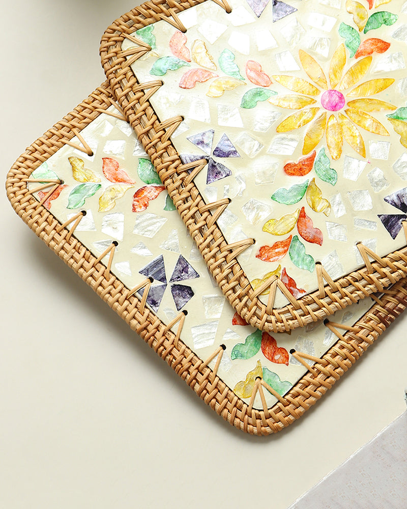 Luxury Mother of Pearl Placemat for Special Occasions and Table Decoration