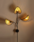 Handmade Rattan Wall Lamp for Bedroom and Study Room