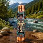 Copper Water Bottle (11.5 Inch) Vedansh Craft