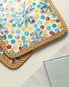 Handcrafted Mother of Pearl Placemats for Kitchen, Dining, and Living Room