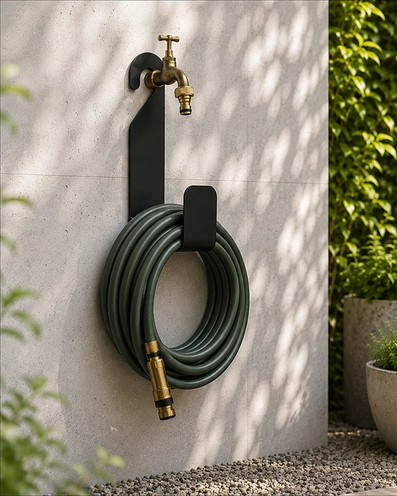 Heavy Duty Metal Wall Mounted Watering Hose Hanger