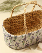 Eco-Friendly Seagrass Hamper and Organizer Basket for Elegant Home Decor and Storage