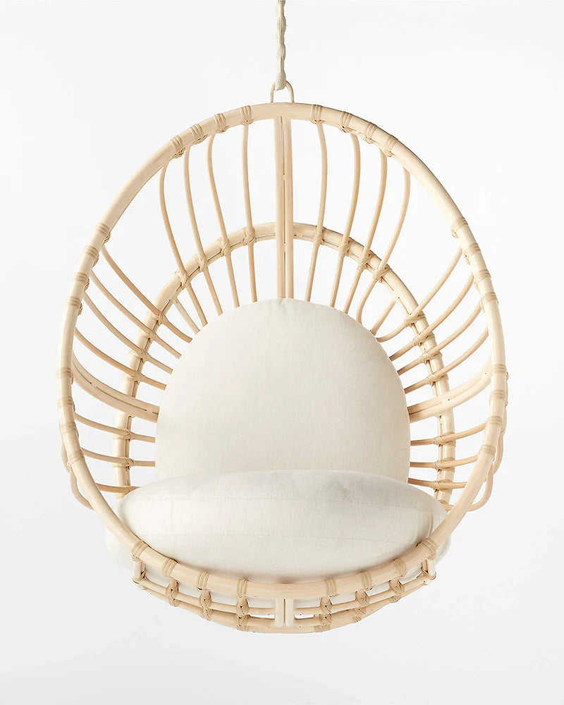 Rattan Hanging Chairs for Indoor and Outdoor Spaces