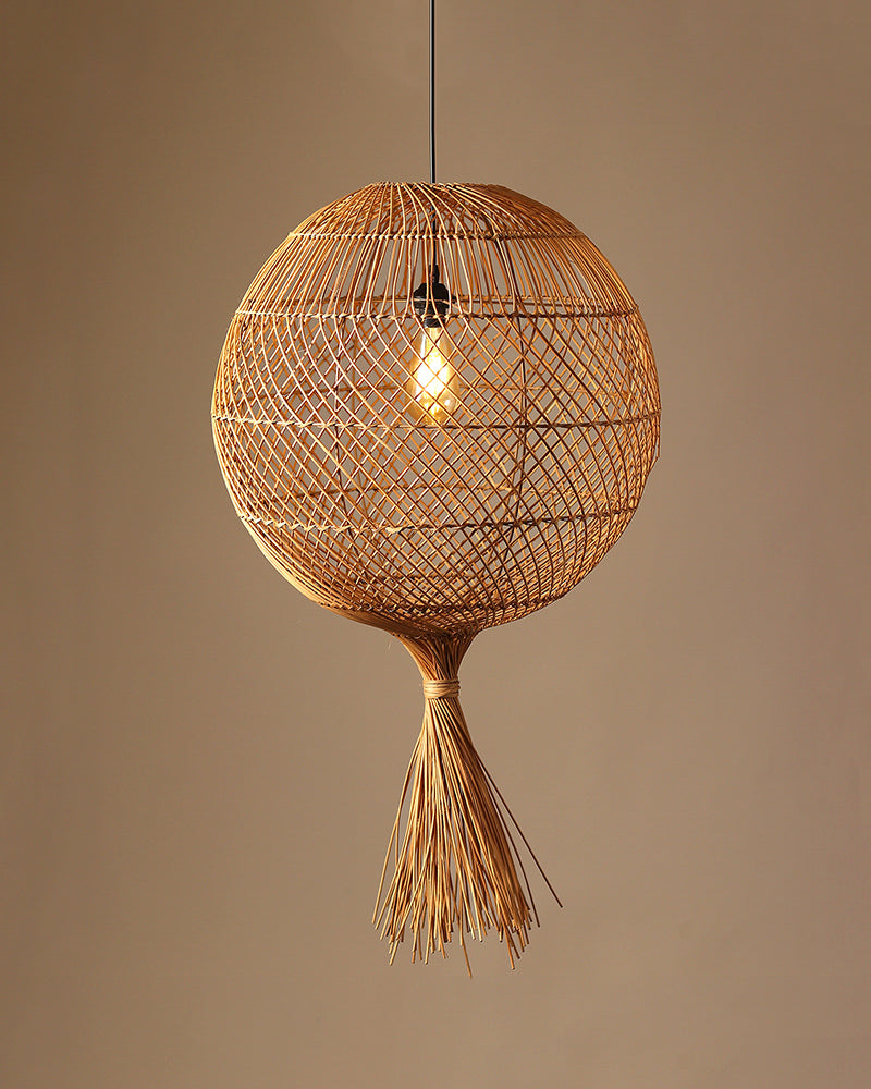 Handmade Rattan Pendant Lamp for Home and Balcony