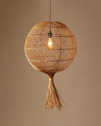 Handmade Rattan Pendant Lamp for Home and Balcony