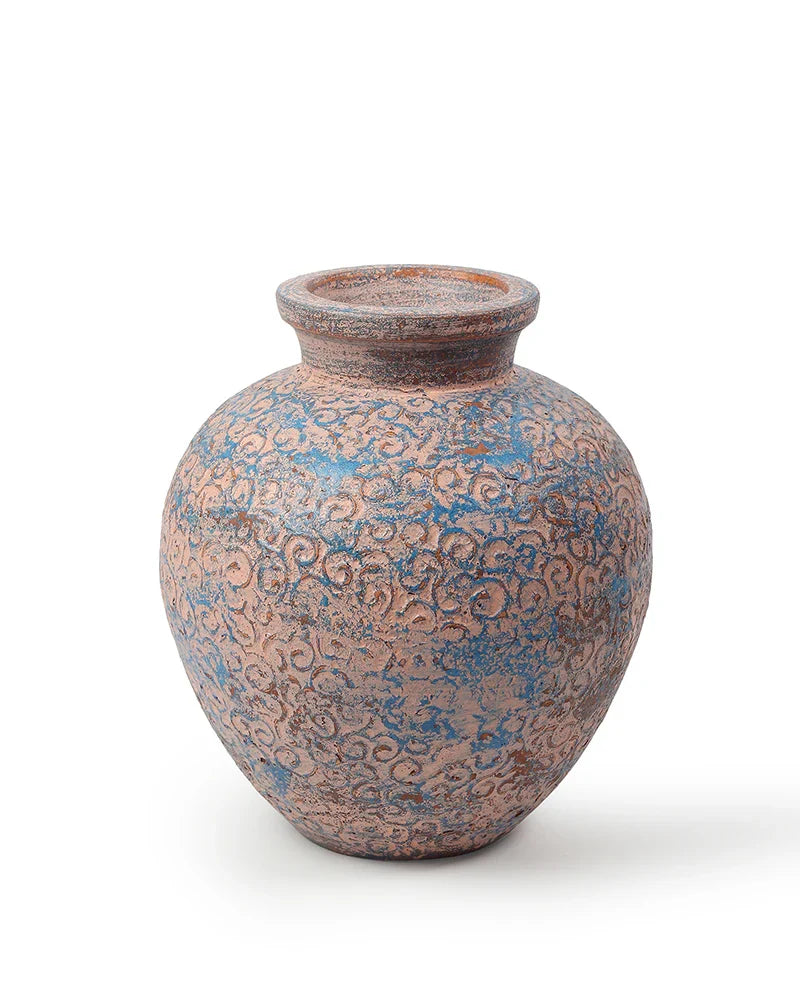 Handcrafted Terracotta Flower Vase for Boho Interiors