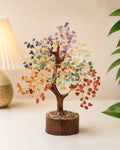 7 Chakra Gemstone Crystal Tree for Living Room