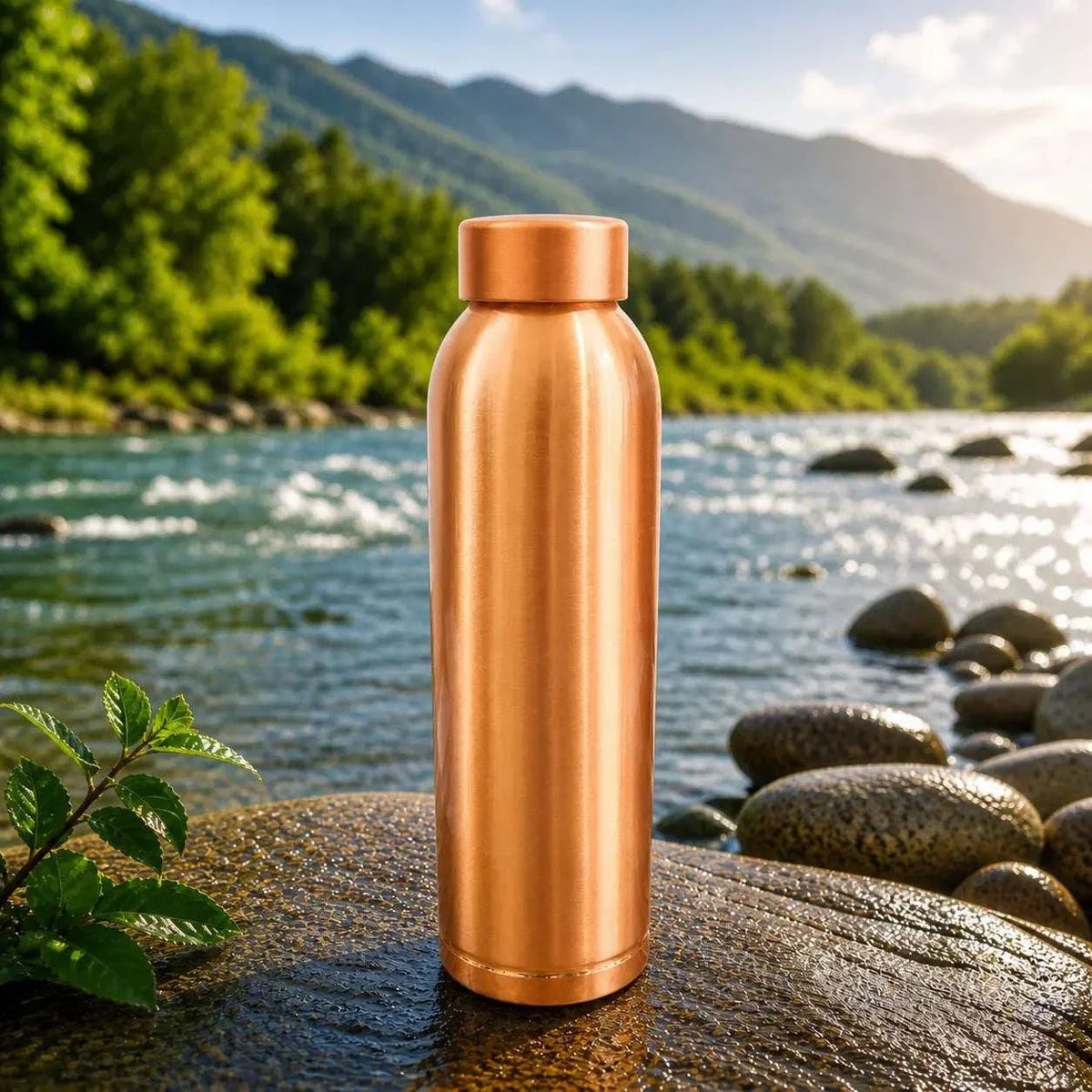 Copper Water Bottle (10.5 Inch) Vedansh Craft