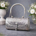 Brass Silver Plated Purse / Clutch bag (8.5 Inch) Vedansh Craft