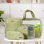 Travel Organizer Kit Set Of 4 Green Nestasia