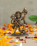 Decorative Pure Brass Hanuman Ji Idol for Temple Shelves and Worship