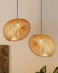Artistic Bamboo Ceiling Light for Home and Balcony