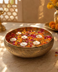Premium Decorative Handcrafted Urli Bowl for Flowers and Floating Candles