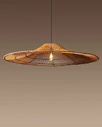 Handmade Rattan Hanging Light for Bedroom and Study Room