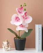 Artificial Flowers with Pot Indoor Decorative Flower Plant
