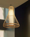 Modern Bamboo Hanging Lamp for Balcony and Hall
