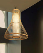Modern Bamboo Hanging Lamp for Balcony and Hall