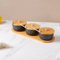 Pepper Black Spice Jar Set Of 3 Nestasia