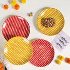 Snack Plates Rakhi Gift Hamper Set Of 5 Nestasia