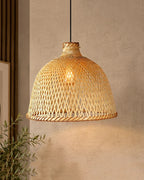 Natural Bamboo Hanging Lamp for Kids Room and Living Room