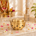 Brass Dhoop Dani & Incense Holder (5.5 Inch) Vedansh Craft