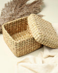 Seagrass Storage Box for Closet & Desk Organization