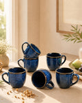 Ceramic Tea Serving Set for Home Dining & Beverage Serving, Set of 6