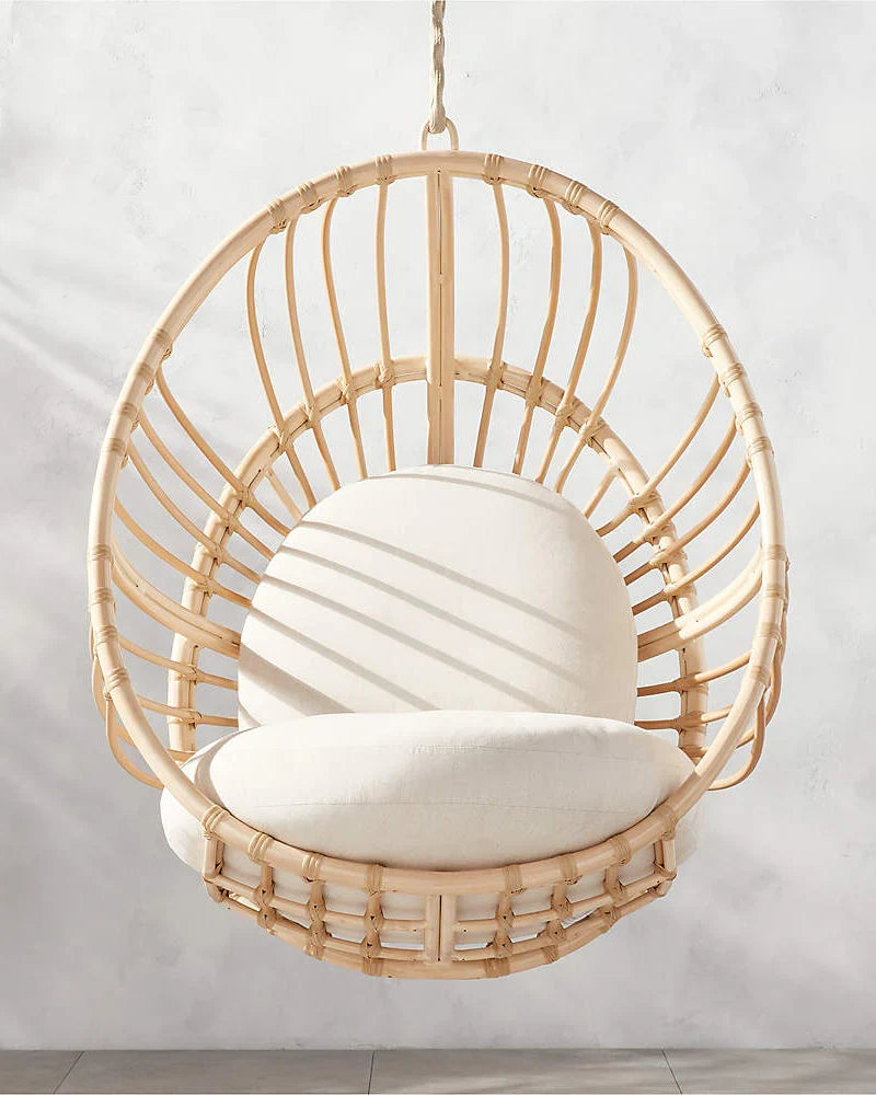 Rattan Hanging Chairs for Indoor and Outdoor Spaces