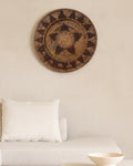 Boho Style Rattan Wall Plate for Gallery Arrangement