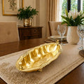 Brass Decorative Oval Serving Fruit, Dish Bowl Vedansh Craft