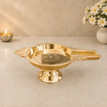 Brass Abhishek Patra Stand (4 Inch) Vedansh Craft