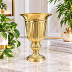 Brass Bucket Planter Pot With Stand Vedansh Craft
