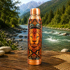 Copper Water Bottle (11.5 Inch) Vedansh Craft