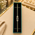 Colorful CZ Tennis Bracelet for Women | Gold-Tone Clasp, Gift Box Vedansh Craft
