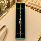 Colorful CZ Tennis Bracelet for Women | Gold-Tone Clasp, Gift Box Vedansh Craft