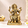Brass Sitting Lord Shiva Statue (8.5 Inch) Vedansh Craft