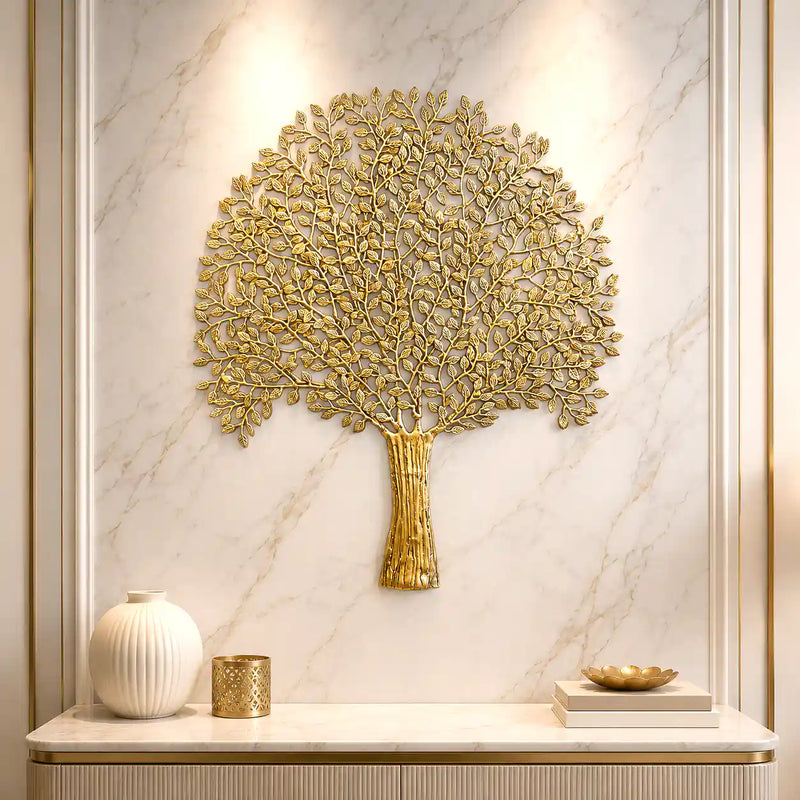 Brass Kalpvriksha Wall Hanging (41 Inch) Vedansh Craft