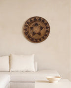 Boho Style Rattan Wall Plate for Gallery Arrangement