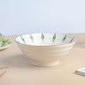 Teardrop Textured Ramen Bowl Green 550 ml Nestasia