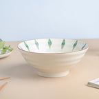 Teardrop Textured Ramen Bowl Green 550 ml Nestasia