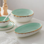 Oval Bowl Mint 600 ml Nestasia