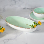 Oval Bowl Mint 600 ml Nestasia