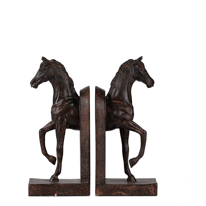 3D Animal Horse Bookends For Home Decor And Desk Accessories